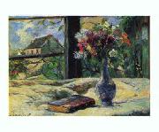 Paul Gauguin Vase of Flowers   8 oil painting on canvas